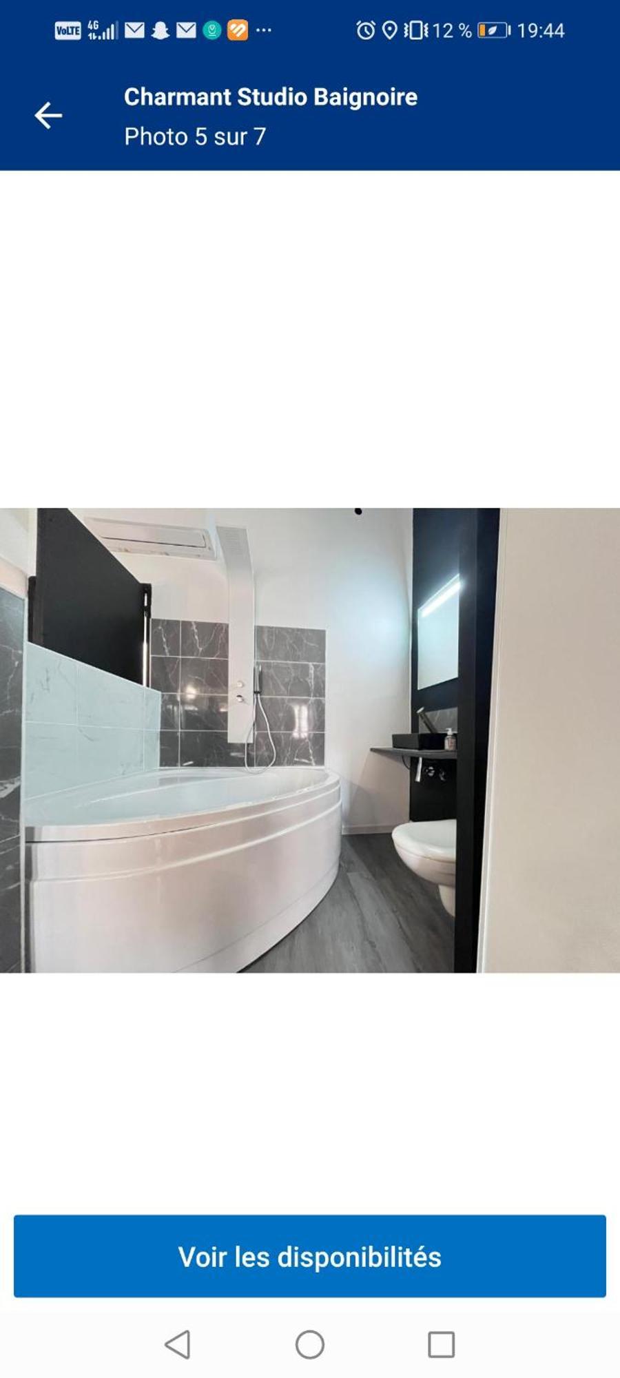 Charmant Studio Baignoire Narbonne Eksteriør billede